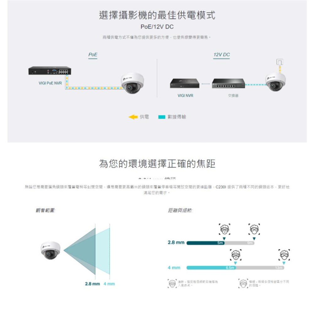 TP-Link VIGI C230I 3MP 紅外線球型 商用網路監視器 監控攝影機 監視器 攝影機 光華-細節圖7