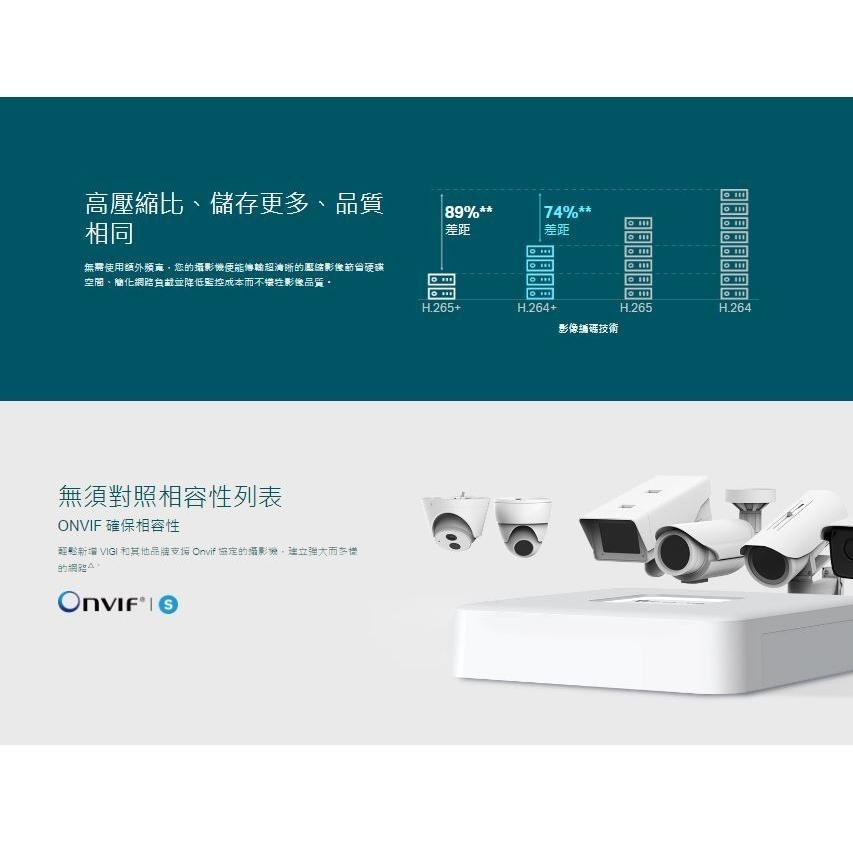 TP-LINK VIGI NVR1104H-4P 4路PoE+ 網路監控主機 監控主機 4K HDMI 光華商場-細節圖6
