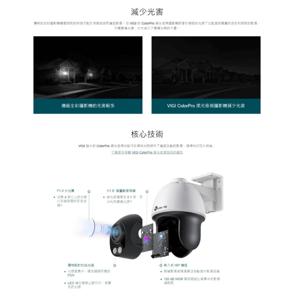 TP-Link VIGI C540S 4MP 戶外型 ColorPro 黑光夜視旋轉式 監視器 監控 攝影機 光華商場-細節圖5