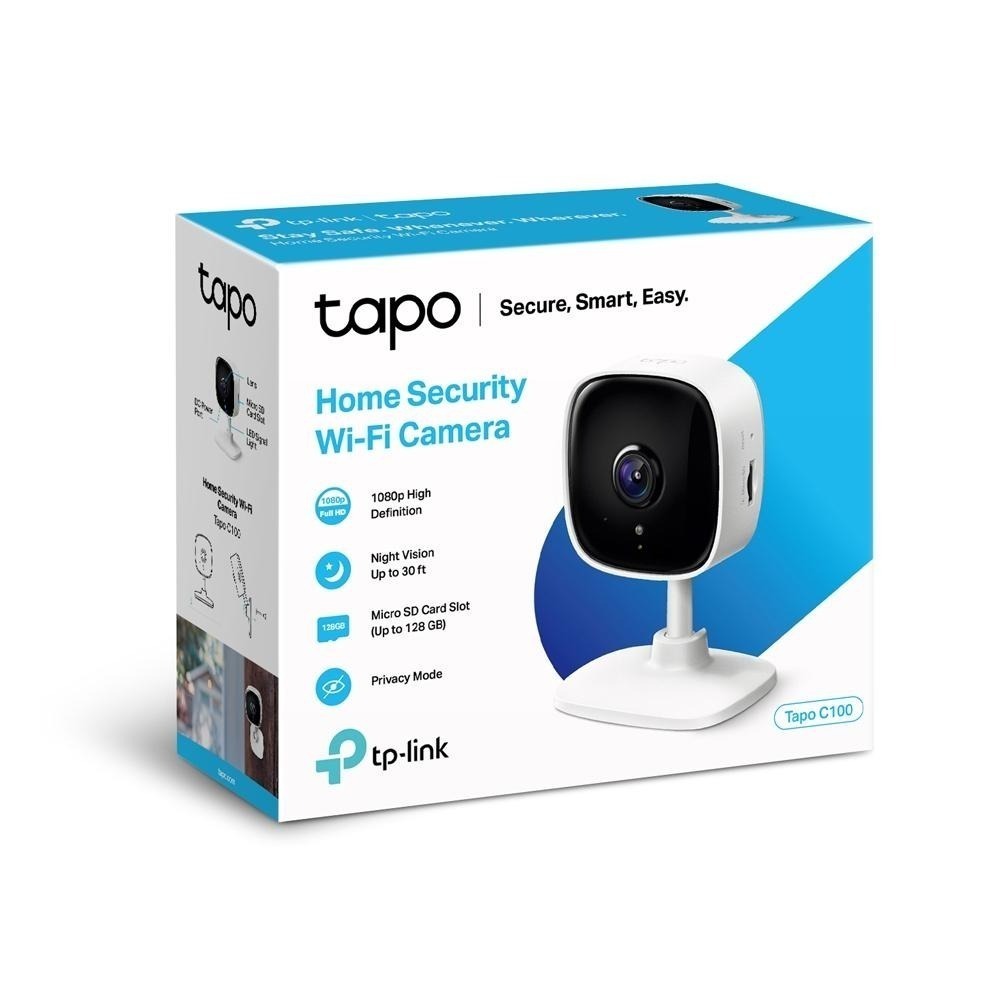 【現貨免運】TP-Link Tapo C100 家庭安全防護 Wi-Fi 攝影機 雲端攝影機 監視器 移動偵測 雙向語音-細節圖3