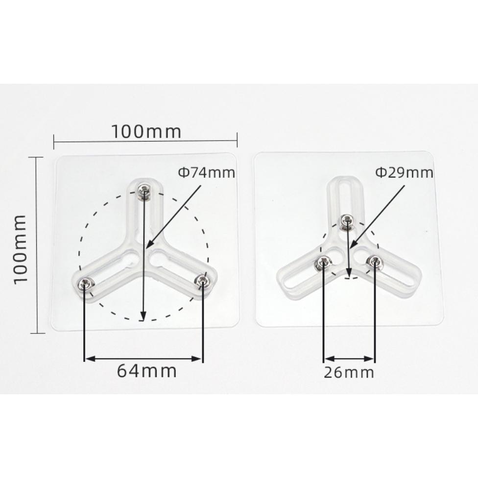 監控支架貼片 自黏式 C310 C320WS C500 C520WS 監控支架 無痕 三角免釘 TP-LINK TAPO-細節圖4
