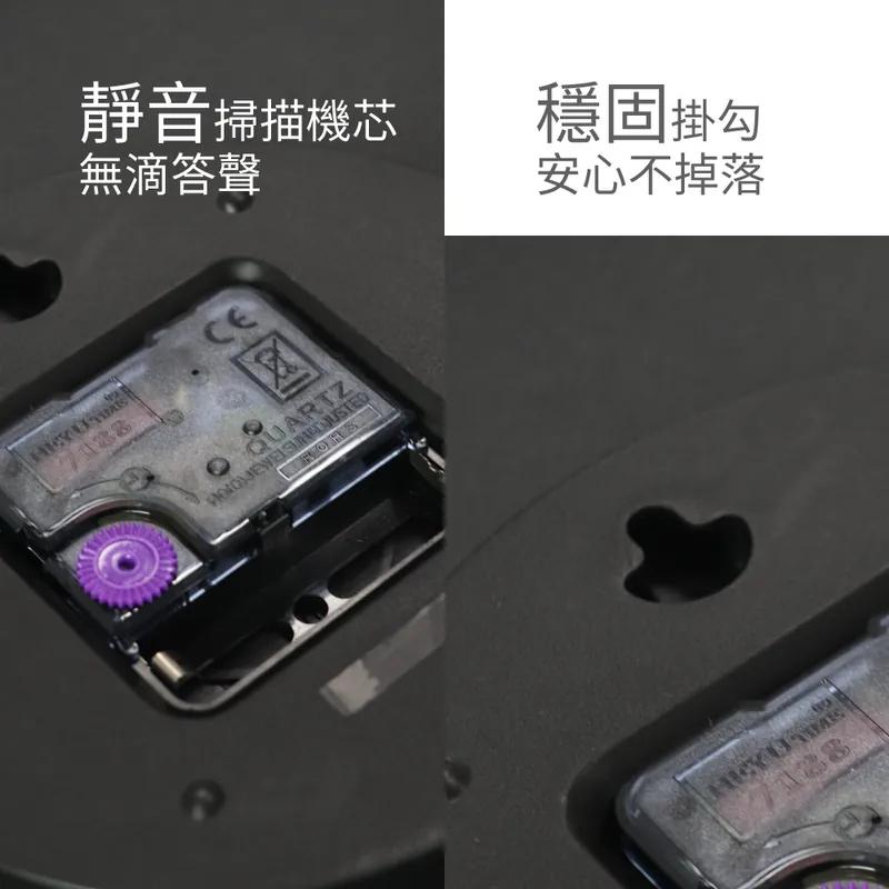 KINYO 耐嘉 CL-200 14吋 皮革紋風格掛鐘 掛鐘 風格掛鐘 風格時鐘 時鐘 壁掛鐘 光華商場-細節圖7