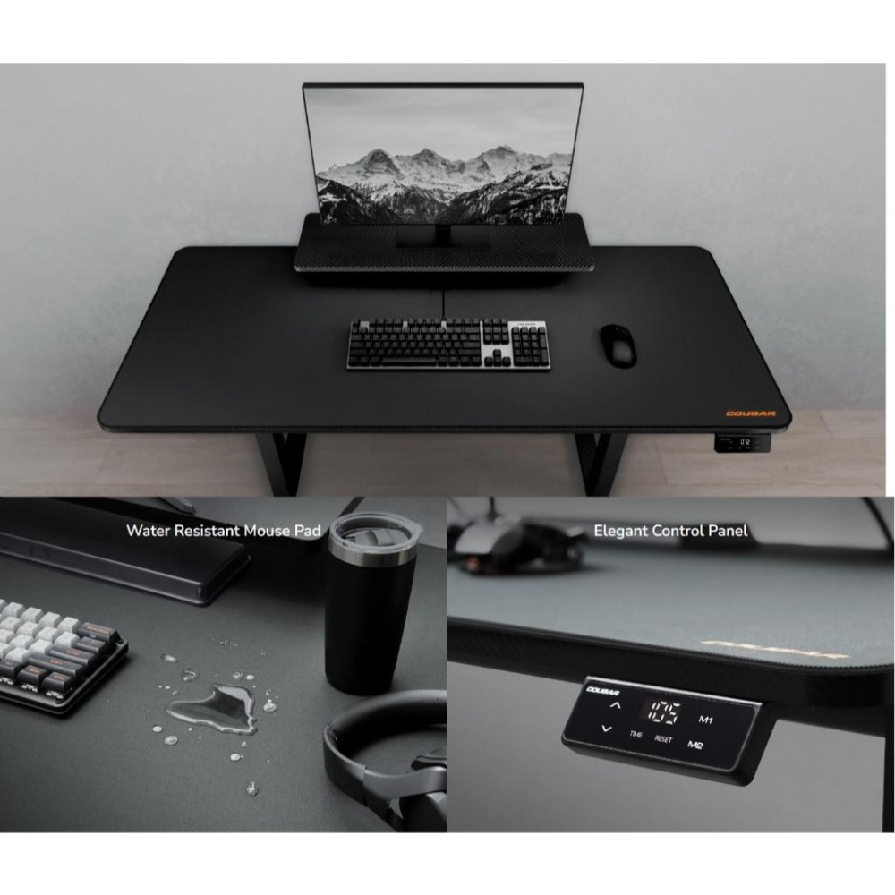 COUGAR 美洲獅 E-STAR 120／140 電動升降桌 電競升降桌 遊戲升降桌 升降桌 電競桌 光華-細節圖6