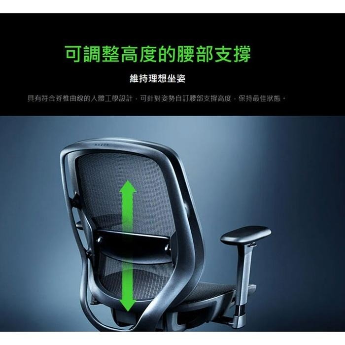 Razer 雷蛇 Fujin Pro 風靈網狀人體工學電競椅 專業版 電競椅 人體工學椅 光華商場-細節圖6