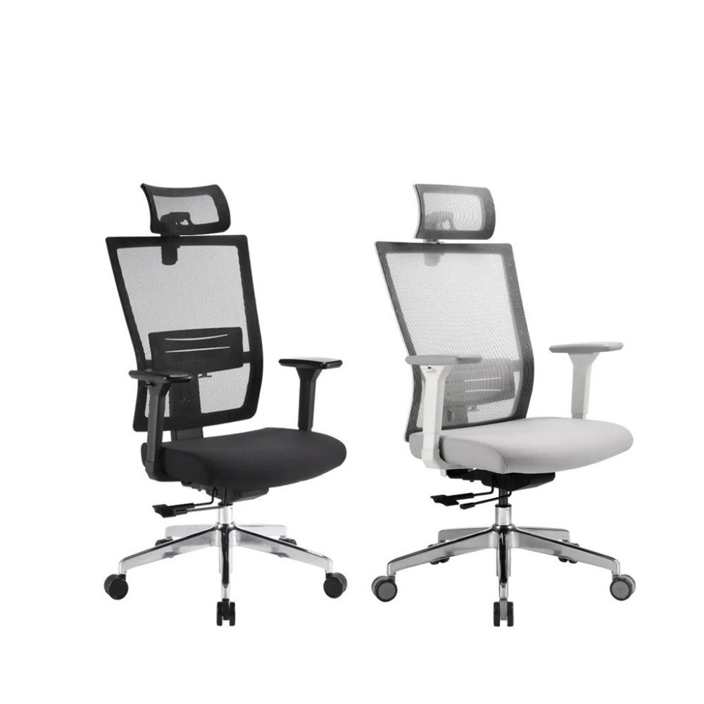 【領卷現折】iRocks 艾芮克 T03 NEO 人體工學辦公椅 人體工學椅 辦公椅 電腦椅 紡紗白 3D頭枕 光華商場-細節圖2