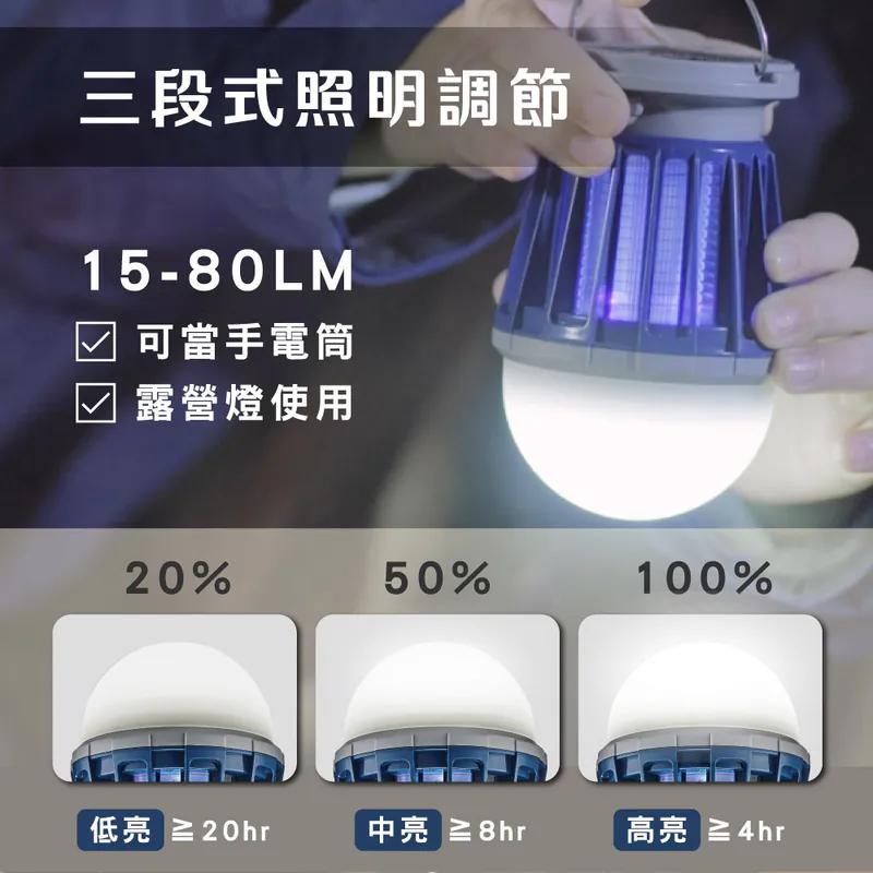 KINYO 耐嘉 KL-6052 USB太陽能兩用捕蚊燈 太陽能捕蚊燈 USB捕蚊燈 太陽能 USB 捕蚊燈 光華-細節圖6