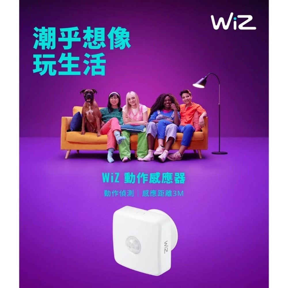 Philips 飛利浦 PW007 PW07N WiZ Wi-Fi 動作感應器 感應器 移動偵測 智慧生活 光華商場-細節圖3