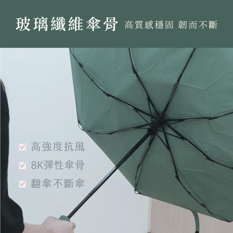 KINYO 耐嘉 KU-9775 23吋 三折北歐風自動傘 北歐風 自動傘 三折傘 三折自動傘 三折雨傘 自動雨傘 光華-細節圖7
