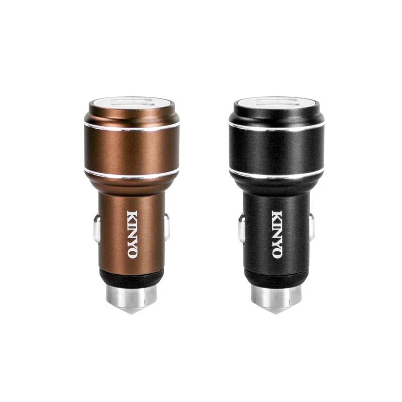 KINYO CU-53 鋁合金USB車用充電器 車充 擊破器 點煙器 汽車充電器 USB充電 光華商場-細節圖2