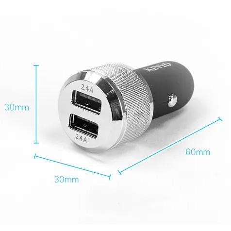 KINYO 耐嘉 CU-55 金屬雙孔USB車用充電器 車充 雙孔USB 過載保護 汽車充電器 USB充電 光華商場-細節圖6