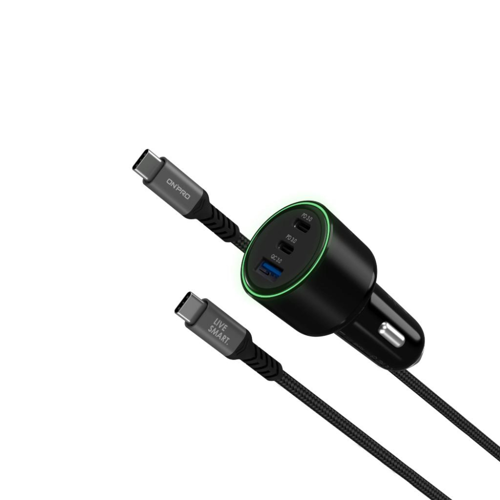 ONPRO GT-G100 PD+QC 100W 急速車用充電器 USB Type-C 快充 車用充電器 車充 光華-細節圖2