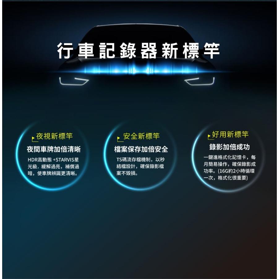 PX 大通 HR7 HR7G HR7 PRO HDR星光夜視超畫王 旗艦王 GPS測速 行車記錄器 HDR 光華商場-細節圖3