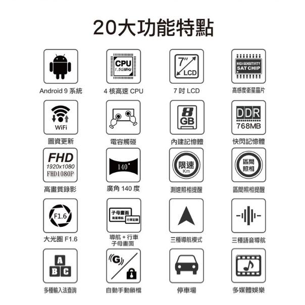 CarKing 天瀚 K800C 天瀚導航王 7吋 智能 行車導航機 行車紀錄器 GPS導航  光華商場-細節圖4