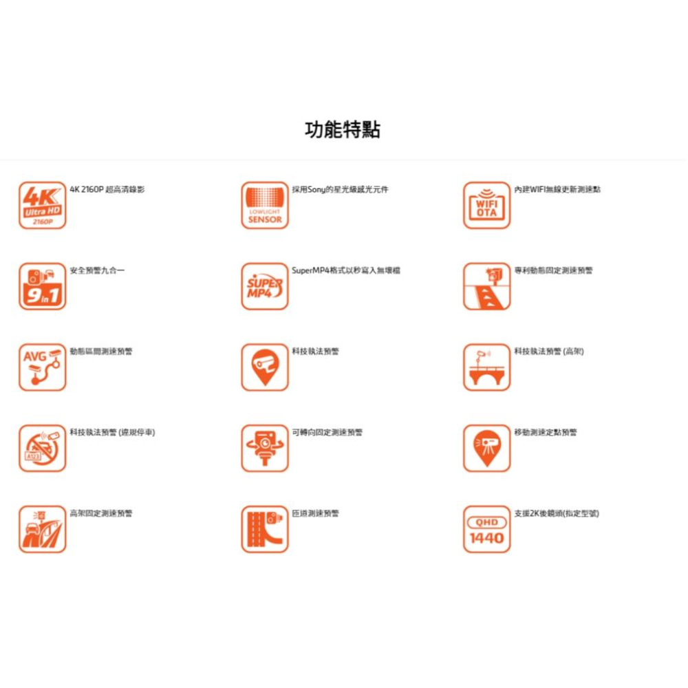 Mio MiVue 935W 4K 星光級 安全預警九合一 GPS WIFI行車記錄器 行車記錄器 光華商場-細節圖5