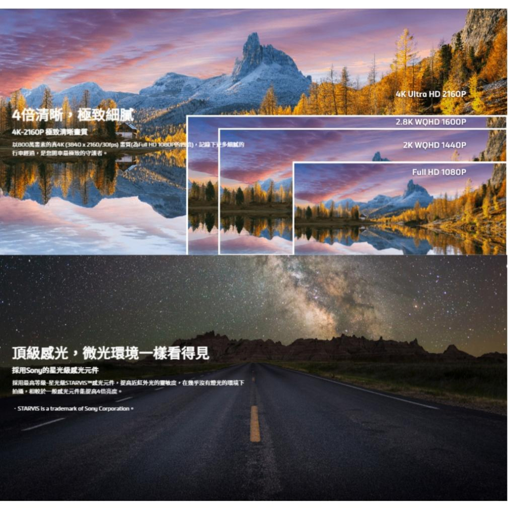 Mio MiVue 935W 4K 星光級 安全預警九合一 GPS WIFI行車記錄器 行車記錄器 光華商場-細節圖7