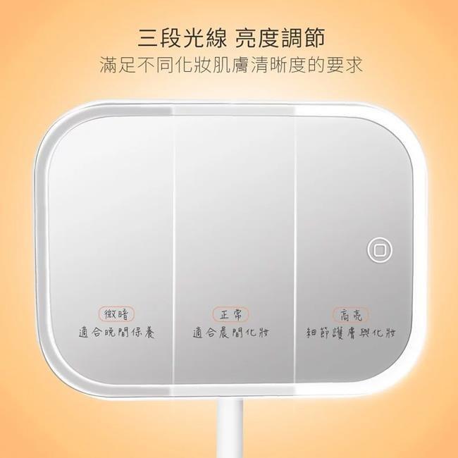 【熱銷】KINYO BM-077 LED觸控調光化妝鏡 化妝鏡 觸控鏡 180度 三段光線 雙電源 智慧鏡 光華商場-細節圖6