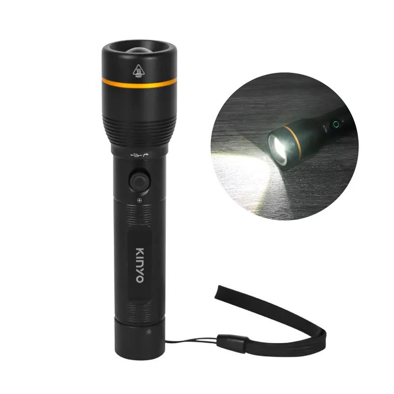 KINYO 耐嘉 LED-660 充電式伸縮變焦手電筒 充電式手電筒 伸縮式 可變焦 手電筒 變焦手電筒 光華商場-細節圖2