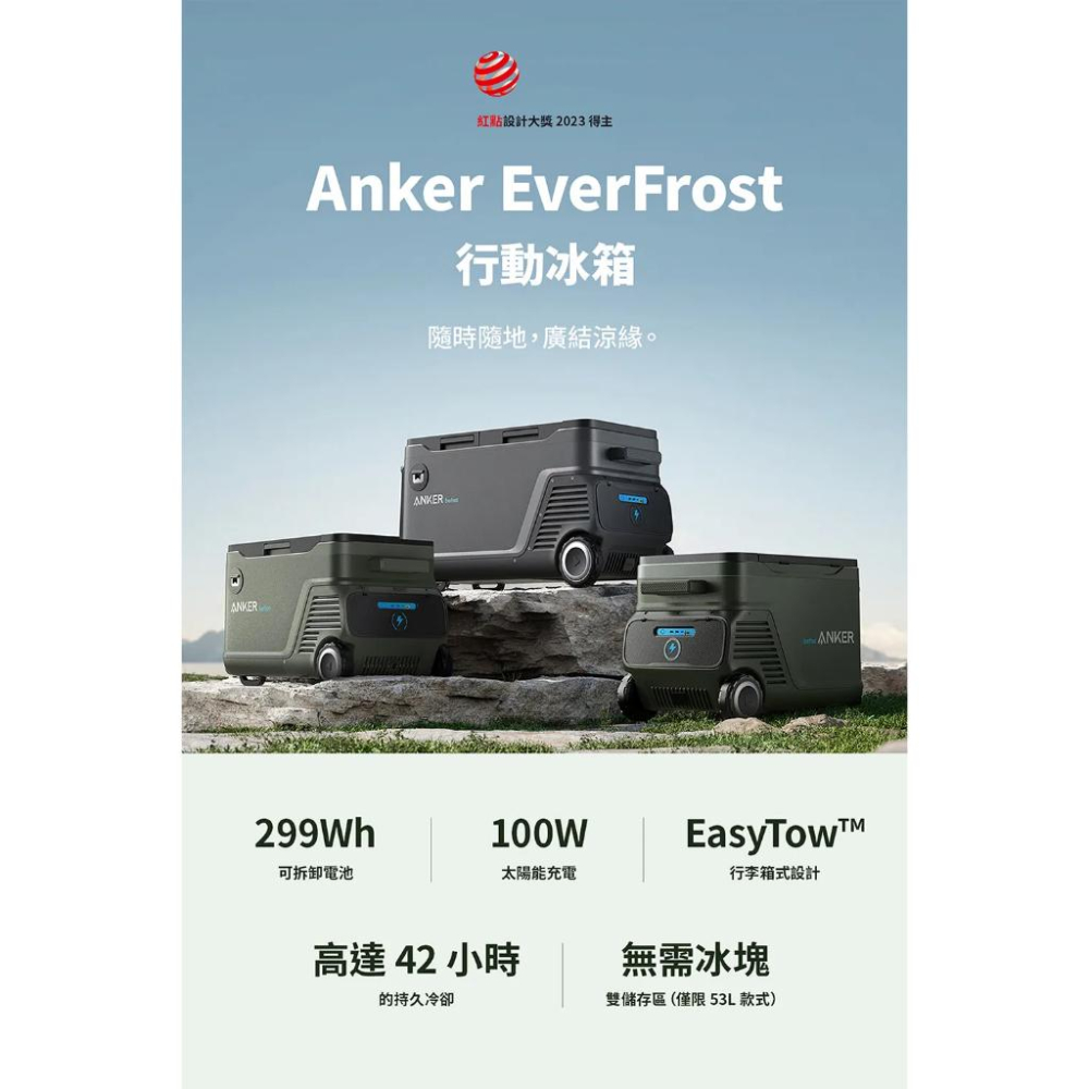 ANKER EverFrost－33L／43L 行動冰箱 USB-A+C 95W 充電器旅行冰箱 露營冰箱 光華-細節圖3