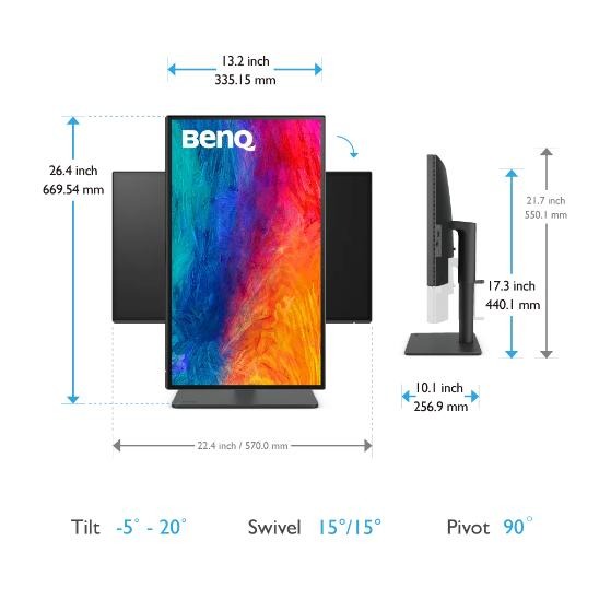 【免運直送】BENQ 明碁 PD2506Q 25吋 專業設計繪圖螢幕 顯示器 2K IPS 廣色域 光華商場-細節圖3