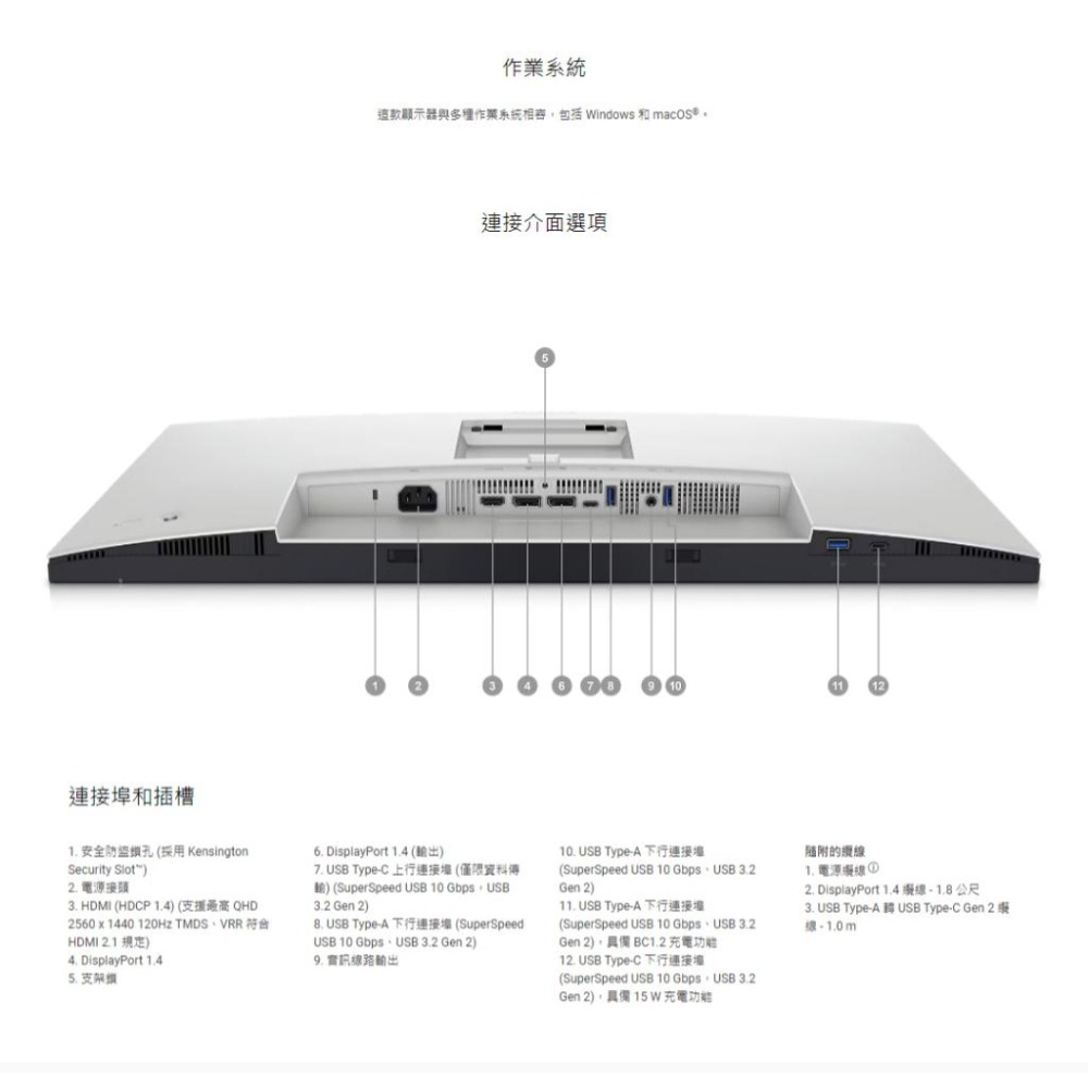 Dell 戴爾 U2724D UltraSharp 27吋 窄邊美型螢幕 顯示器 IPS/2K U2724D-4Y 光華-細節圖7