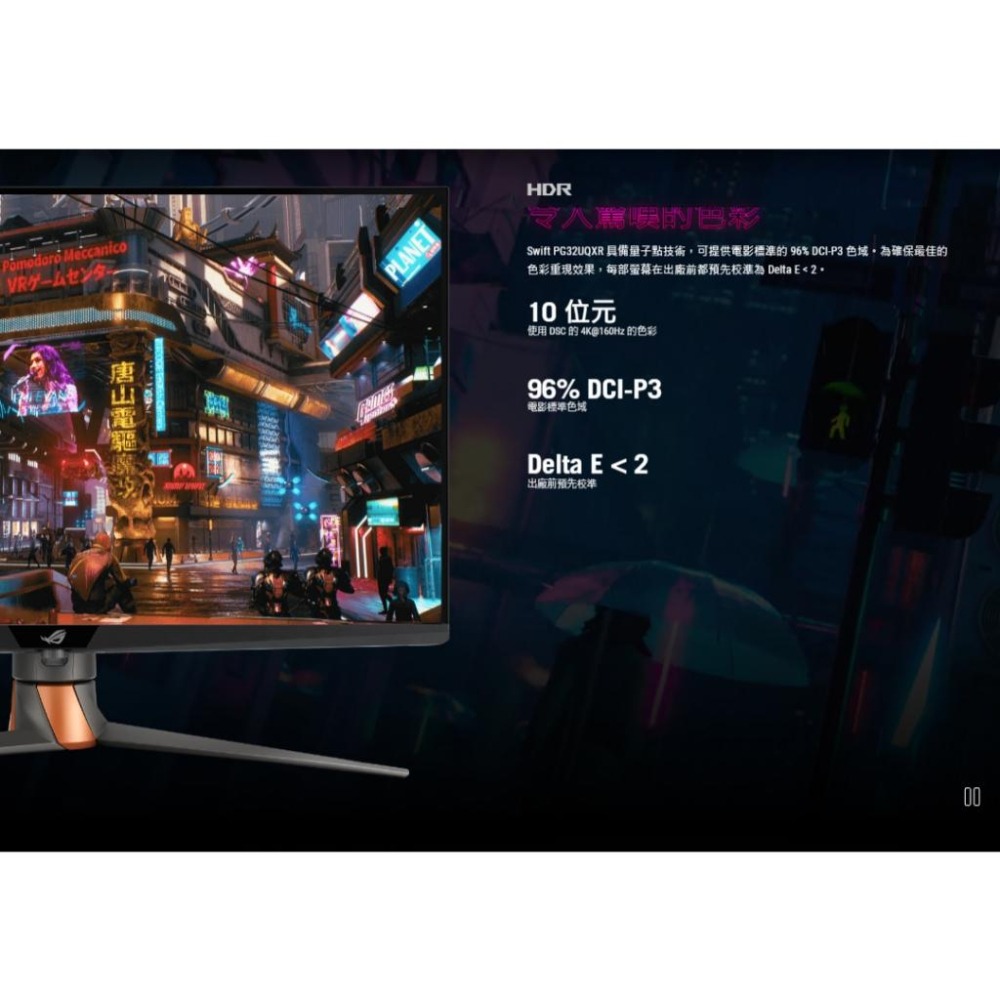 【免運直送】ASUS華碩 ROG Swift PG32UQXR 32吋 電競螢幕 4K/160Hz/IPS/1ms 光華-細節圖5