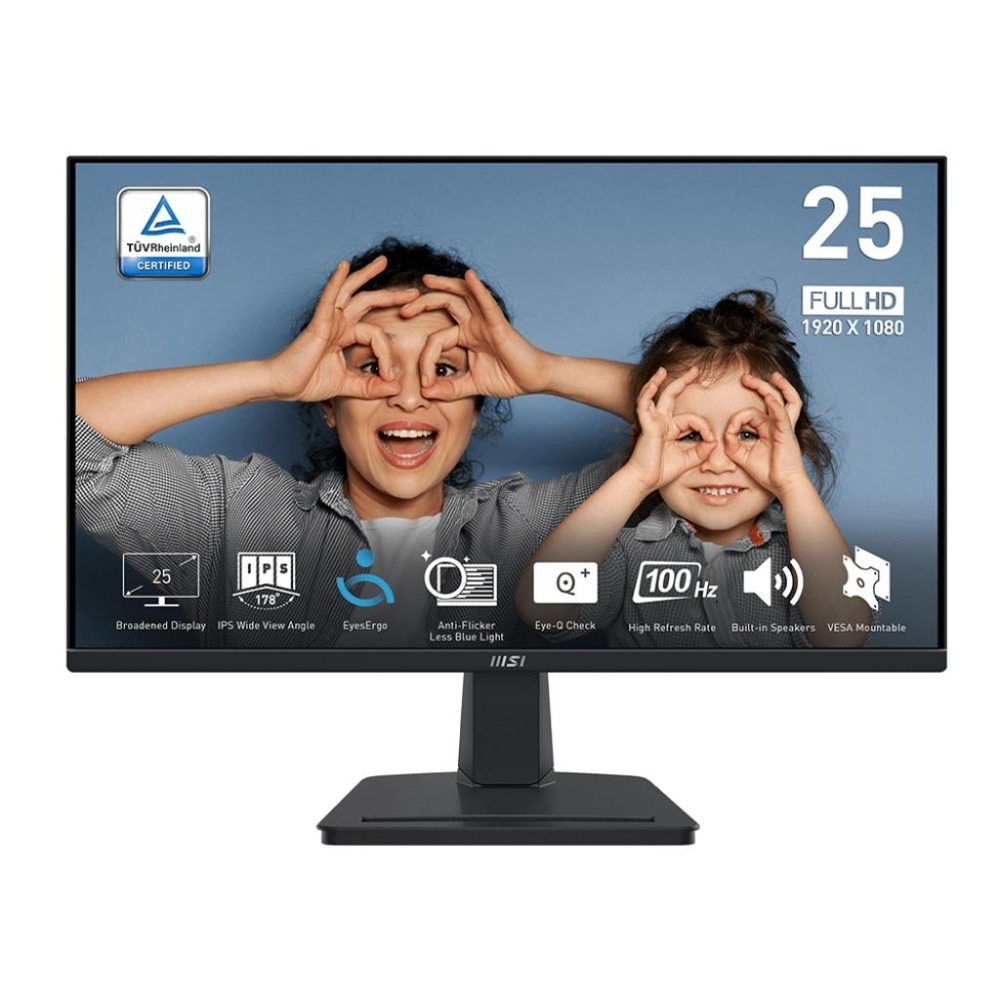 MSI 微星 PRO MP251 24.5吋 100Hz EYESERGO 護眼設計商用顯示器 護眼螢幕 螢幕 光華-細節圖2