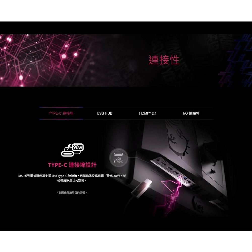 MSI 微星 MPG 321URX QD-OLED－32吋 4K 電競螢幕 240Hz／0.03ms／HDR400 光華-細節圖3