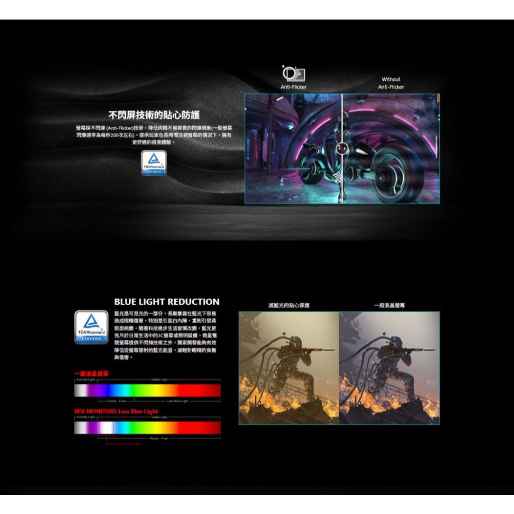 MSI 微星 G242L E14 24吋 FHD 電競螢幕 144Hz／IPS／1ms／111%sRGB 光華-細節圖6