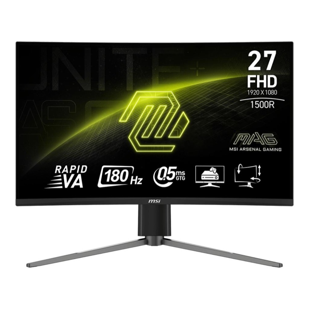 MSI 微星 MAG 27C6PF 27吋 FHD 曲面電競螢幕 180Hz/0.5ms/VA 電競螢幕 光華-細節圖2