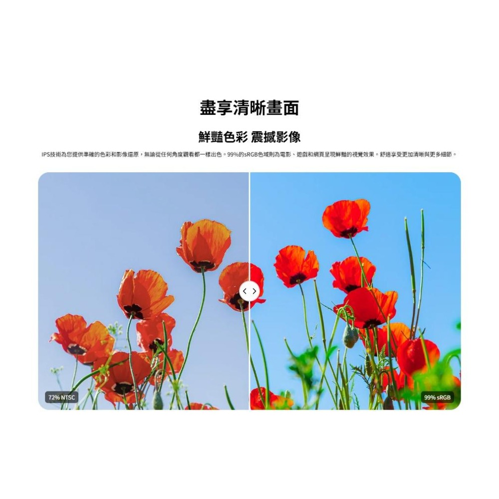 BenQ 明碁 GW2491 24吋 FHD 護眼螢幕 100Hz／IPS ／Eye-Care／99%sRGB 光華-細節圖4