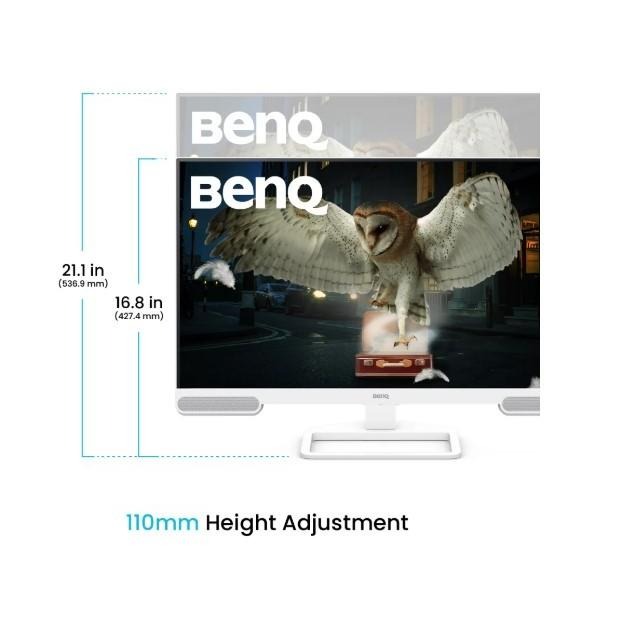 BENQ EW2790U 27吋 4K 類瞳孔護眼螢幕 IPS/Type-C/HDMI/內建喇叭/可旋轉 白色螢幕 光華-細節圖6