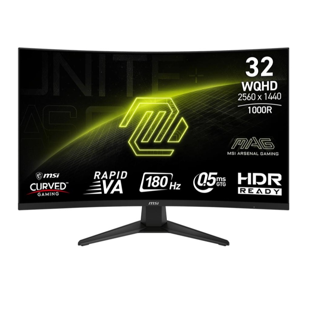 MSI 微星 MAG 325CQF 32吋 2K 曲面電競螢幕 180Hz／VA／0.5ms／1000R 光華-細節圖2