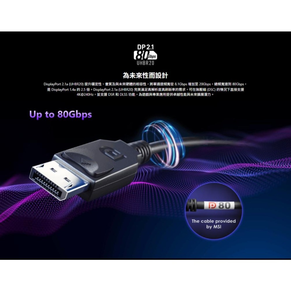 MSI 微星 MPG 272URX QD-OLED 27吋 4K 電競螢幕 240Hz／HDR400／0.03ms 光華-細節圖5