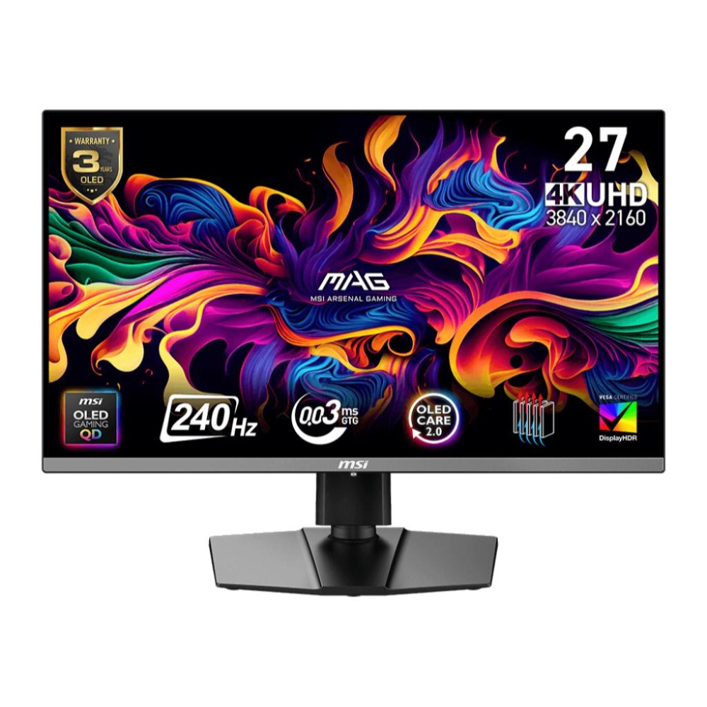 MSI 微星 MAG 272UP QD-OLED X24 27吋 4K 電競螢幕 240Hz／0.03ms／HDR400-細節圖2
