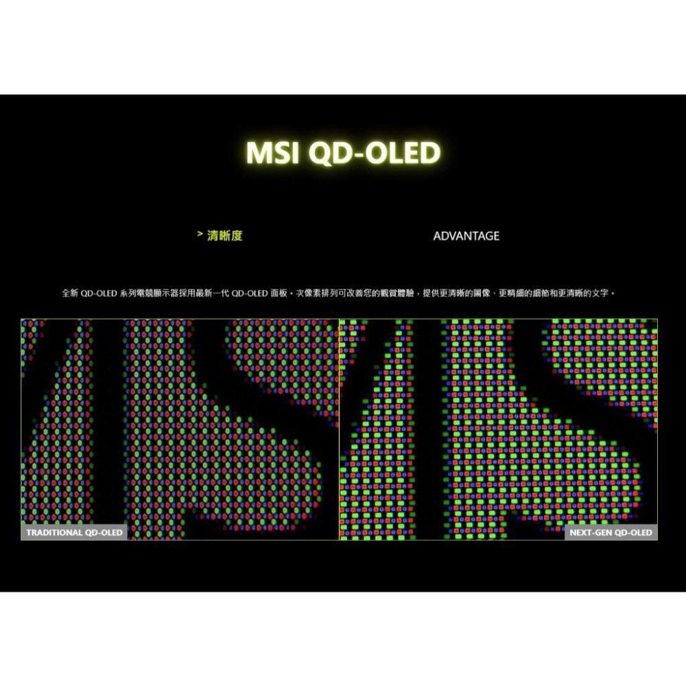 MSI 微星 MAG 322UP QD-OLED E16 32吋 4K 電競螢幕 160Hz／0.03ms／HDR400-細節圖5