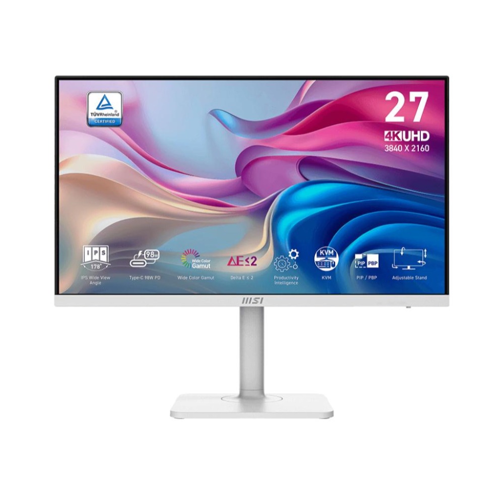 MSI 微星 Modern MD272UPHW 27吋 4K 電腦螢幕 60Hz／IPS／DeltaE≤2／HDR400-細節圖2