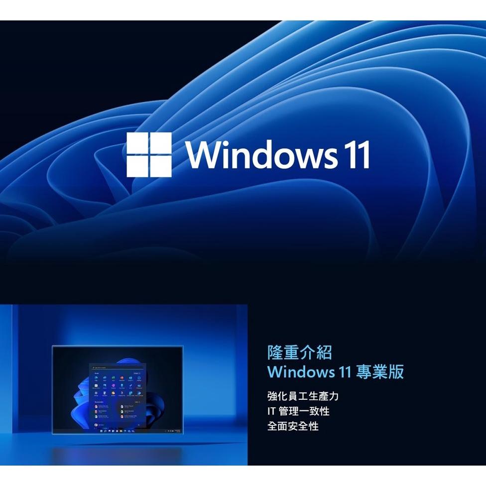 Microsoft 微軟 Windows 11 專業中文版 64位元隨機版 辦公軟體 光華商場-細節圖2