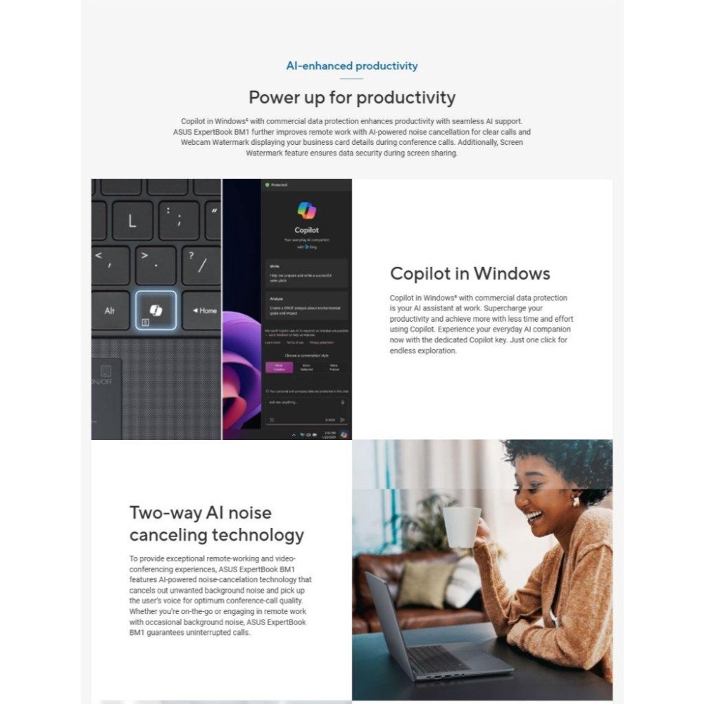 ASUS 華碩 ExpertBook BM1 (BM1403) BM1403CDA 14吋 商用筆電 R7-7735U-細節圖5