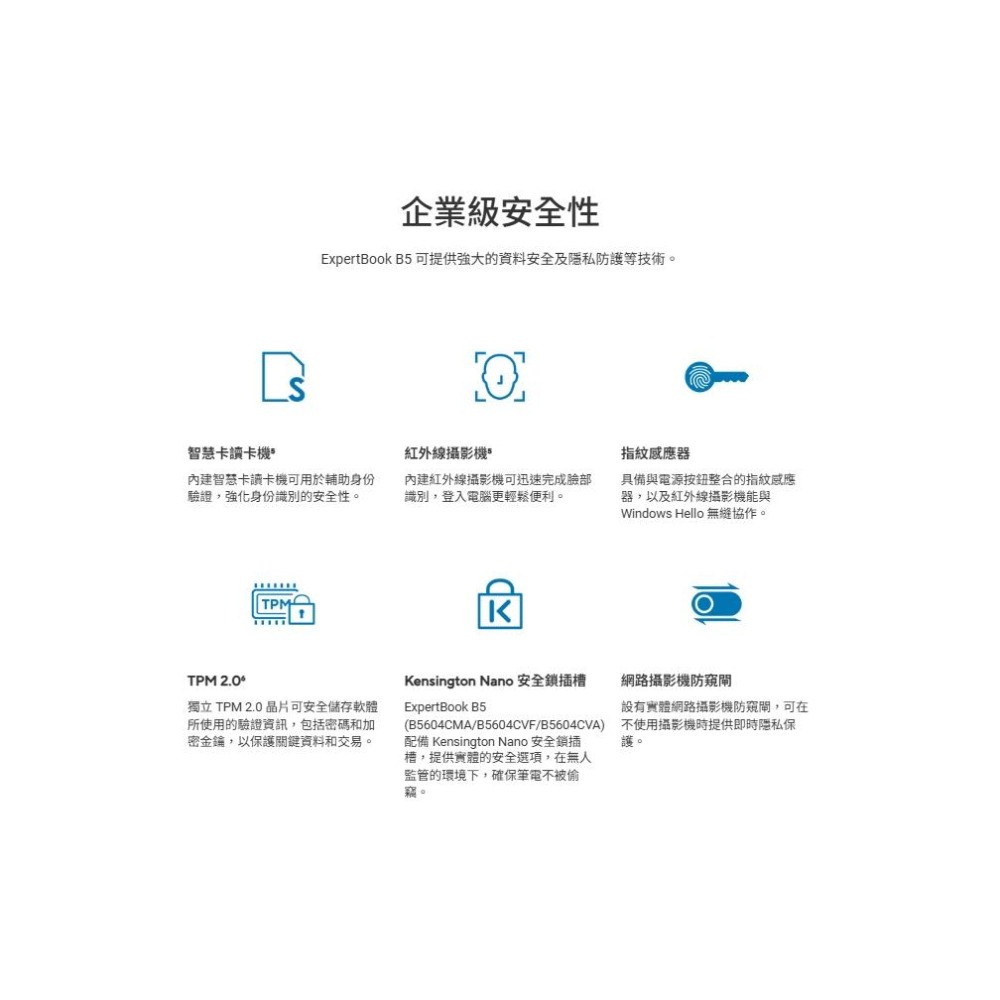 ASUS 華碩 ExpertBook B5 (B5604) B5604CMA 16吋 商用筆電 U5-125H 光華-細節圖7