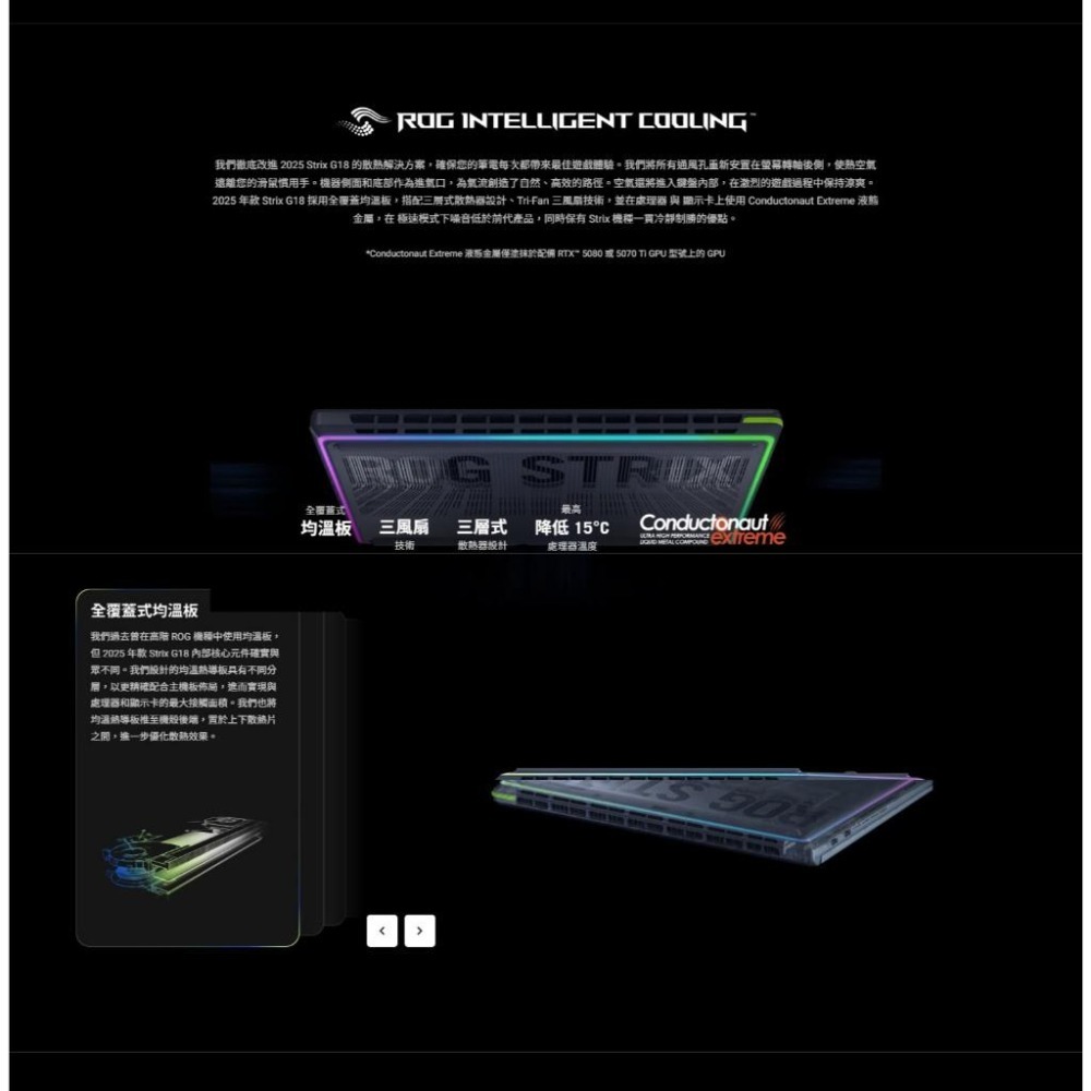 ASUS華碩 ROG Strix G18 (2025) G815 G815JMR 18吋 電競筆電 i9／5060 光華-細節圖7
