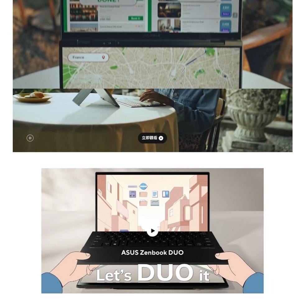 ASUS 華碩 Zenbook DUO (UX8406) UX8406CA 14吋 AI筆電 雙螢幕／觸控／U9-細節圖6