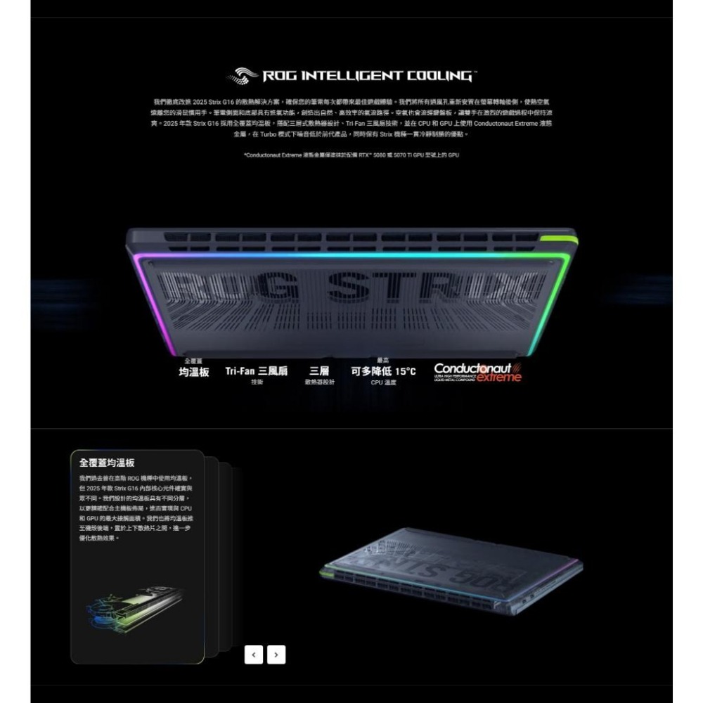 ASUS 華碩 ROG Strix G16 (2025) G615 G615JMR 16吋 電競筆電 i9／5060-細節圖6