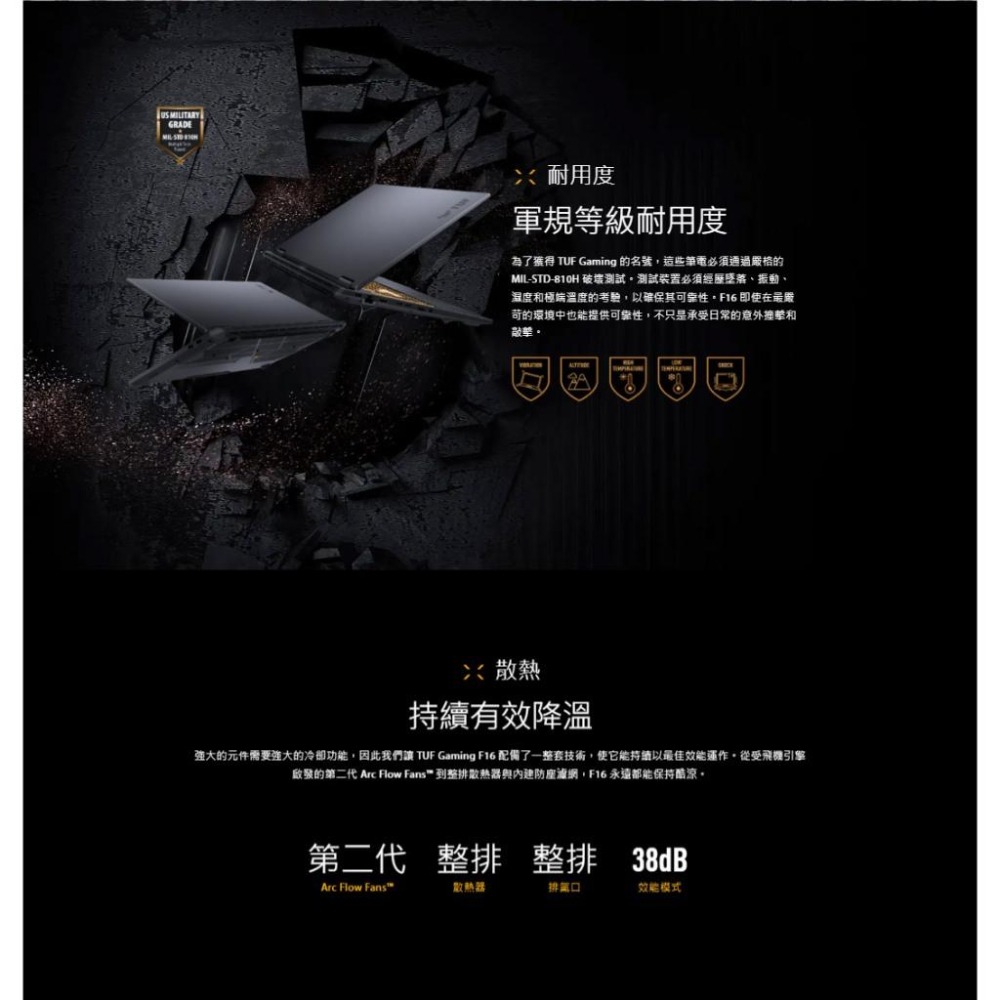 【升級】ASUS 華碩 TUF Gaming F16 (2025) FX608JMR 16吋 電競筆電 i7／5060-細節圖8