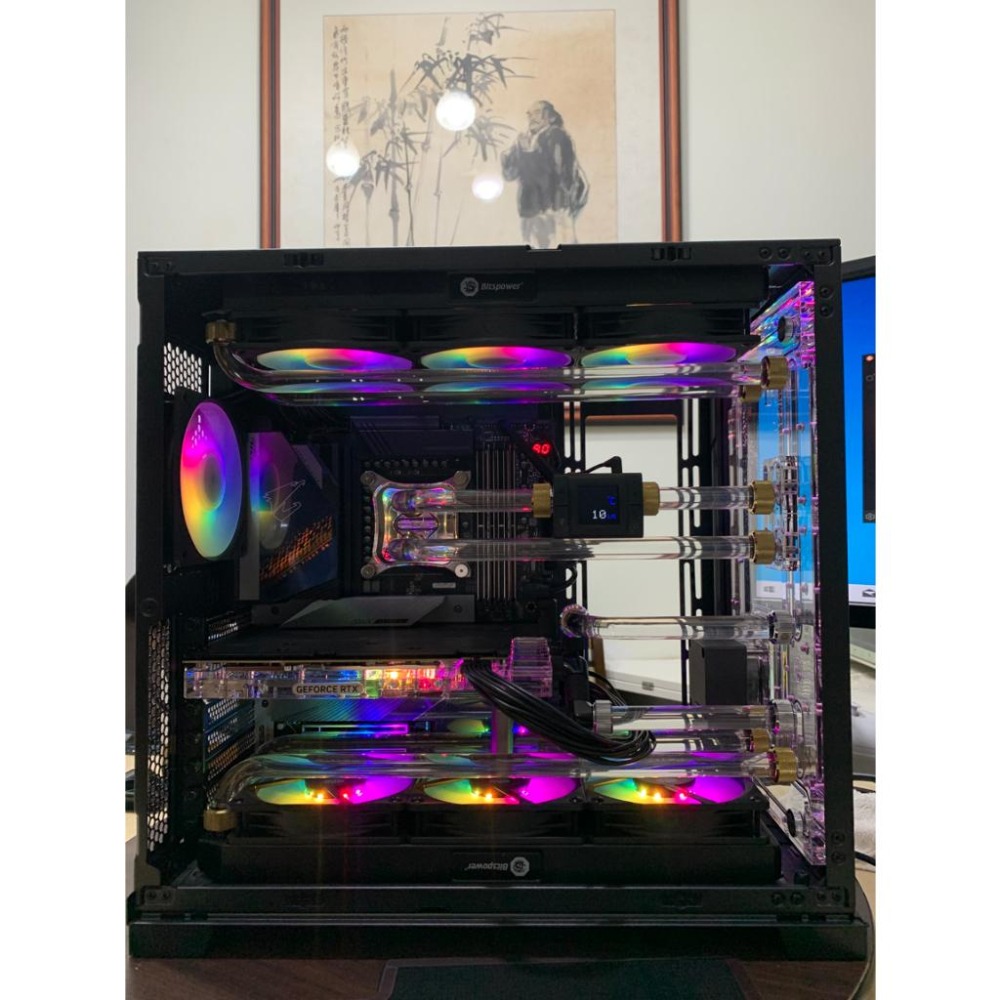 光華商場【客製化電腦】客製化 LIAN-LI O11D EVO AORUS 4090水冷主機套裝 主機改裝 透明管配置-細節圖3
