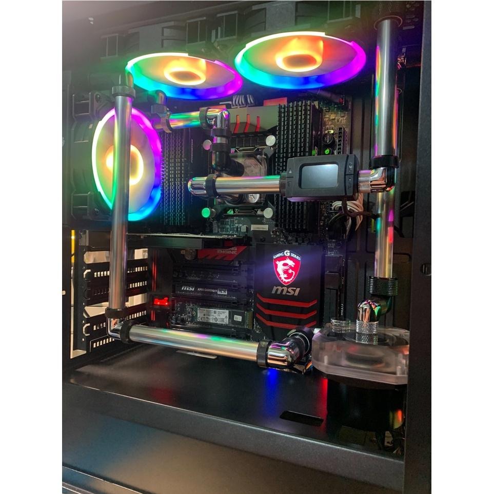 光華商場㊣【客製化電腦】客製化 XIGMATEK LUX系列 不鏽鋼管路 水冷主機改裝 訂做特殊主機改裝-細節圖2