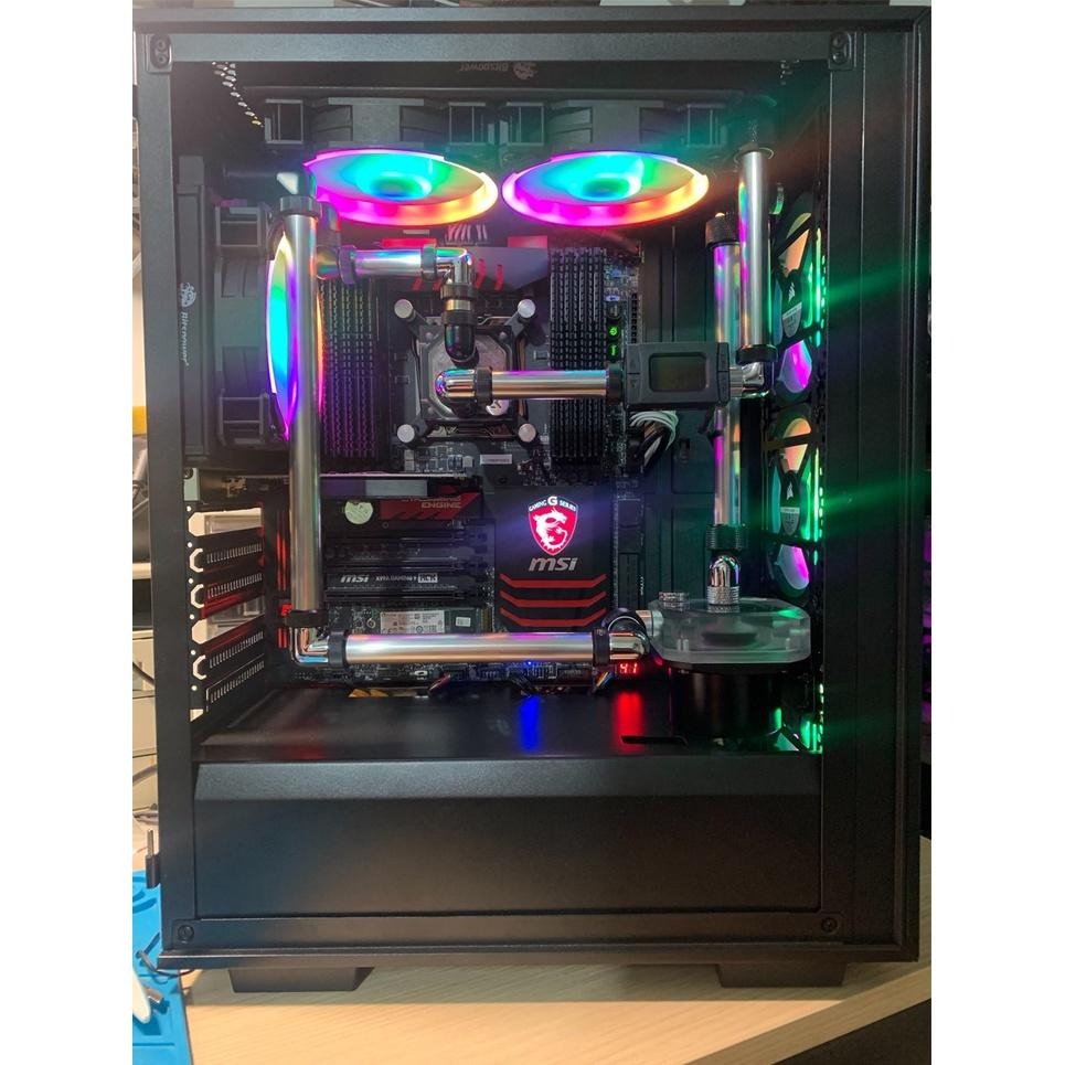 光華商場㊣【客製化電腦】客製化 XIGMATEK LUX系列 不鏽鋼管路 水冷主機改裝 訂做特殊主機改裝-細節圖3