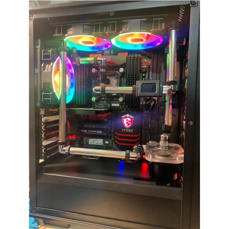 光華商場㊣【客製化電腦】客製化 XIGMATEK LUX系列 不鏽鋼管路 水冷主機改裝 訂做特殊主機改裝-細節圖4