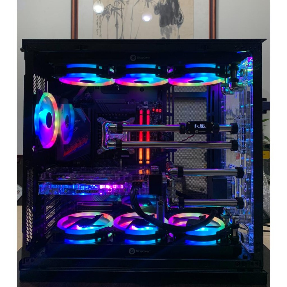 光華商場【客製化電腦】客製化 LIAN-LI O11D EVO AORUS 4090水冷主機套裝 主機改裝 不鏽鋼管配置-細節圖2