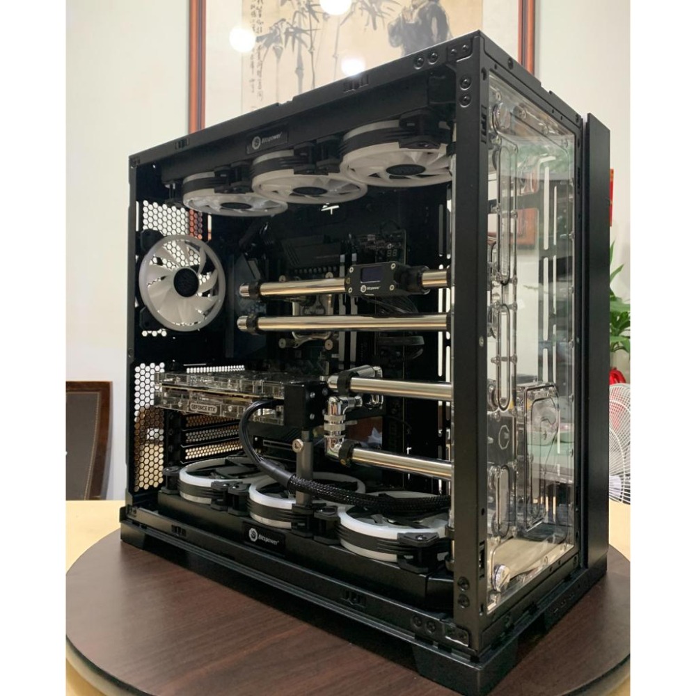 光華商場【客製化電腦】客製化 LIAN-LI O11D EVO AORUS 4090水冷主機套裝 主機改裝 不鏽鋼管配置-細節圖3