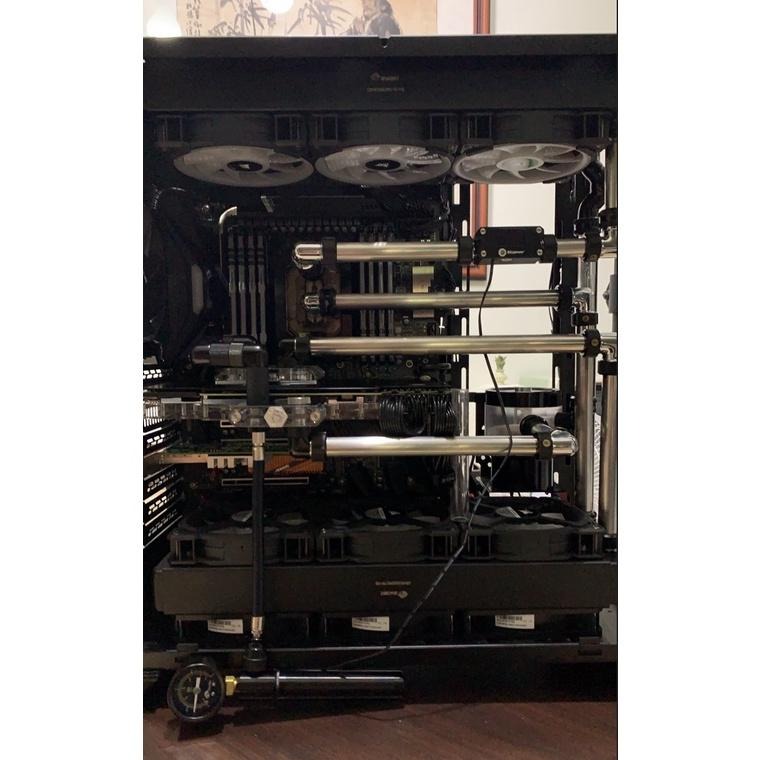 光華商場㊣【客製化電腦】客製化 LIAN-LI O11D XL AMD水冷主機改裝 訂做特殊主機改裝 不鏽鋼管配置-細節圖4